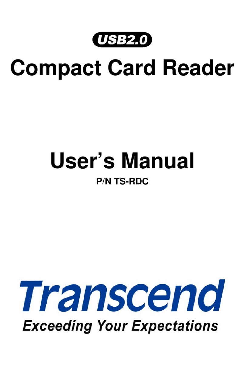 Transcend TS-RDC User manual Transcend TS-RDC User manual