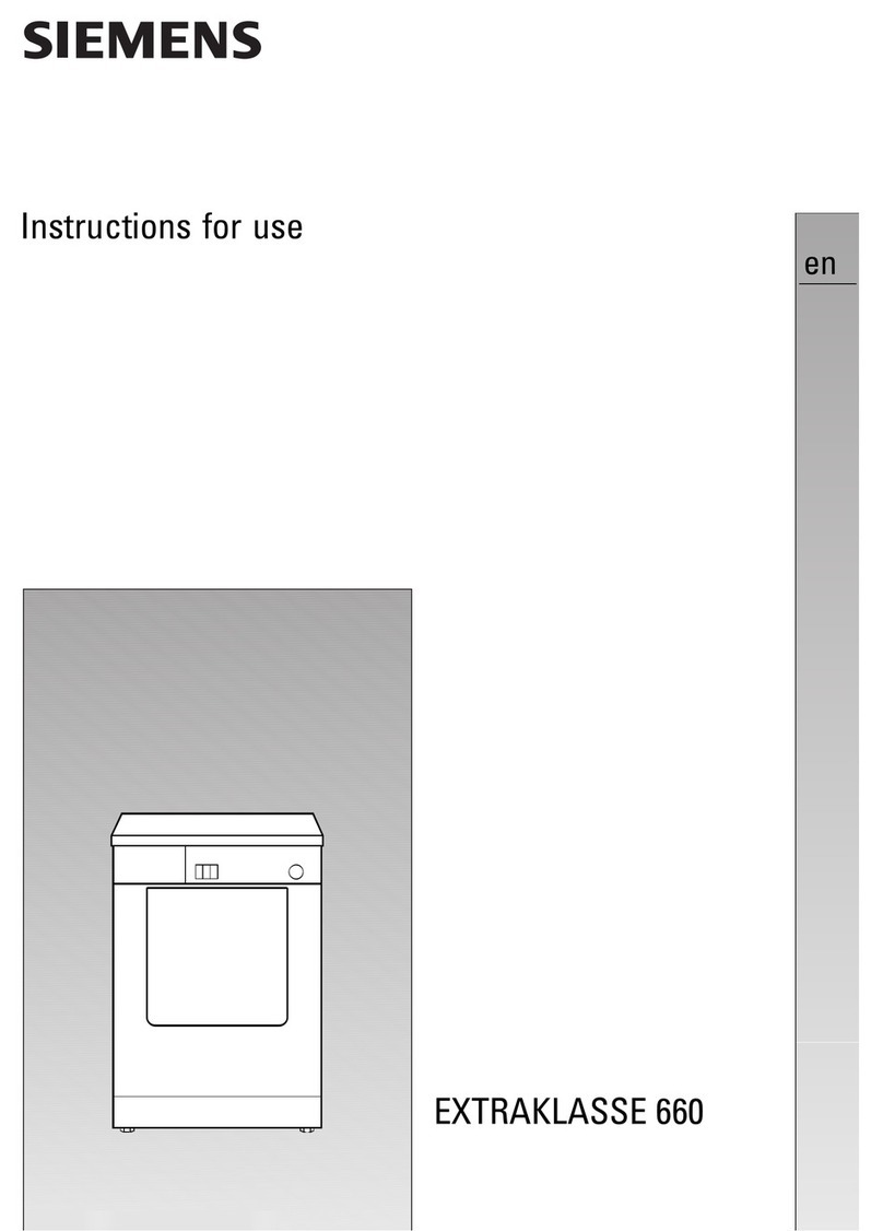 Siemens EXTRAKLASSE 660 User manual Siemens EXTRAKLASSE 660 User manual