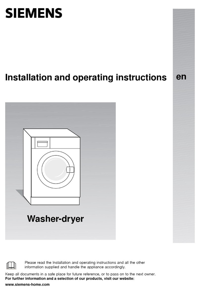Siemens WK12D320EE User manual