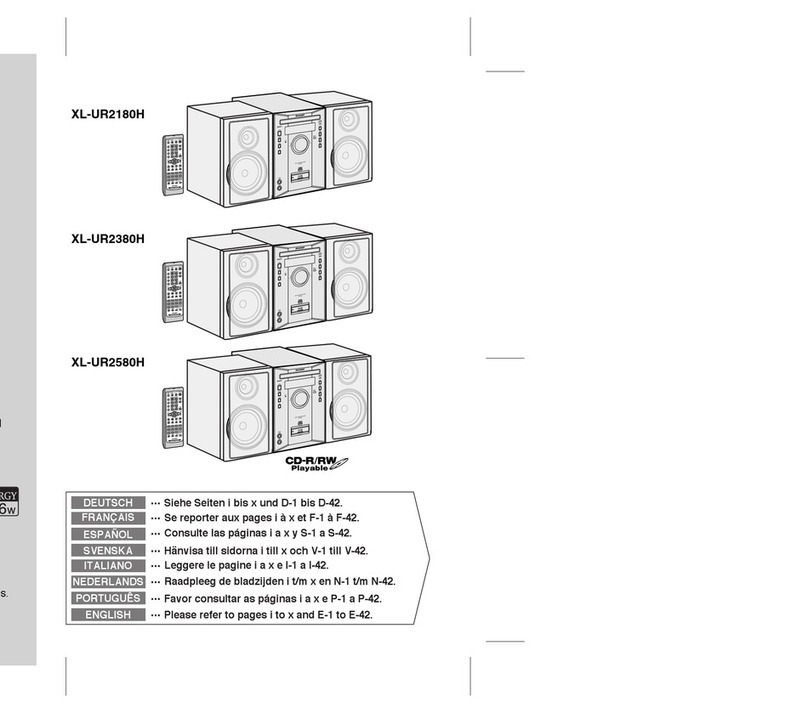 Sharp XL-UR2180H User manual Sharp XL-UR2180H User manual