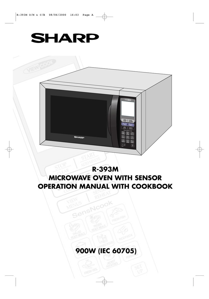 Sharp R-393M Instruction Manual