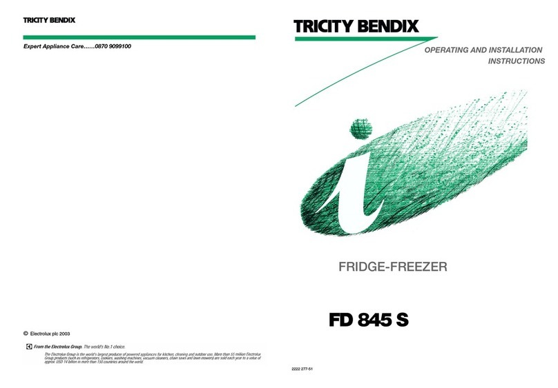 Tricity Bendix FD 845 S User manual