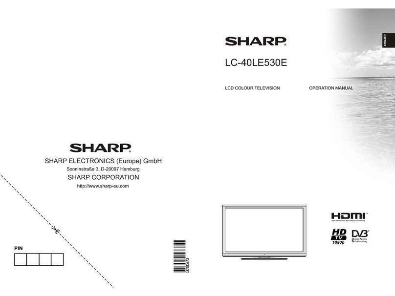Sharp LC-40LE530E User manual