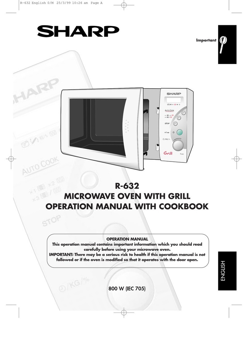 Sharp R-632 Instruction Manual