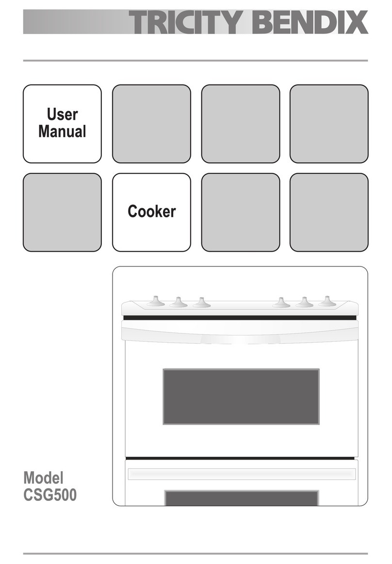Tricity Bendix CSG500 User manual