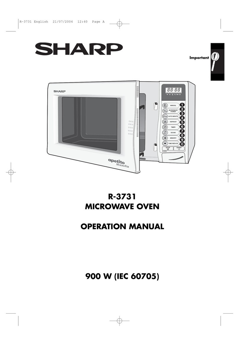 Sharp R-3731 User manual
