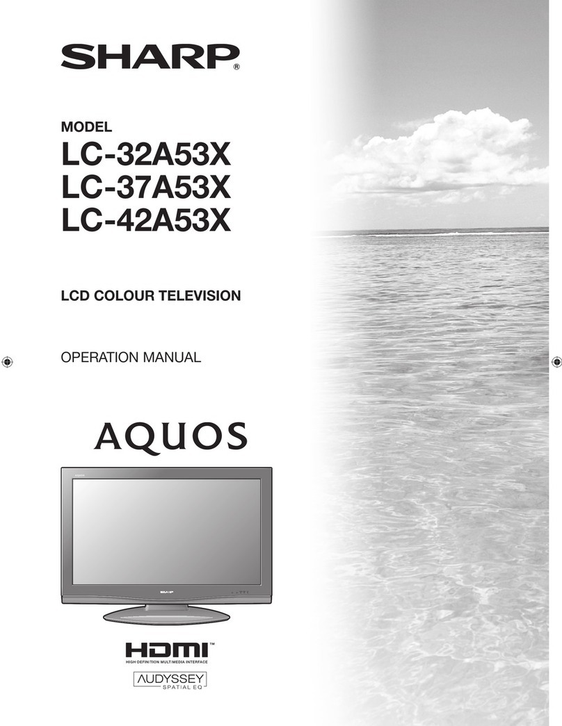 Sharp Aquos LC-32A53X User manual