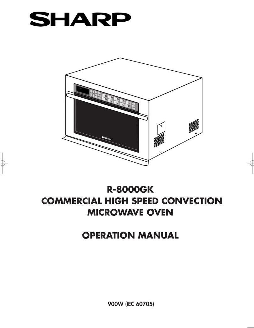 Sharp R-8000GK User manual Sharp R-8000GK User manual