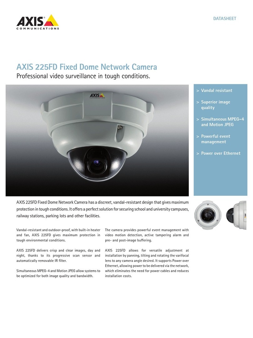 Axis 225FD datasheet