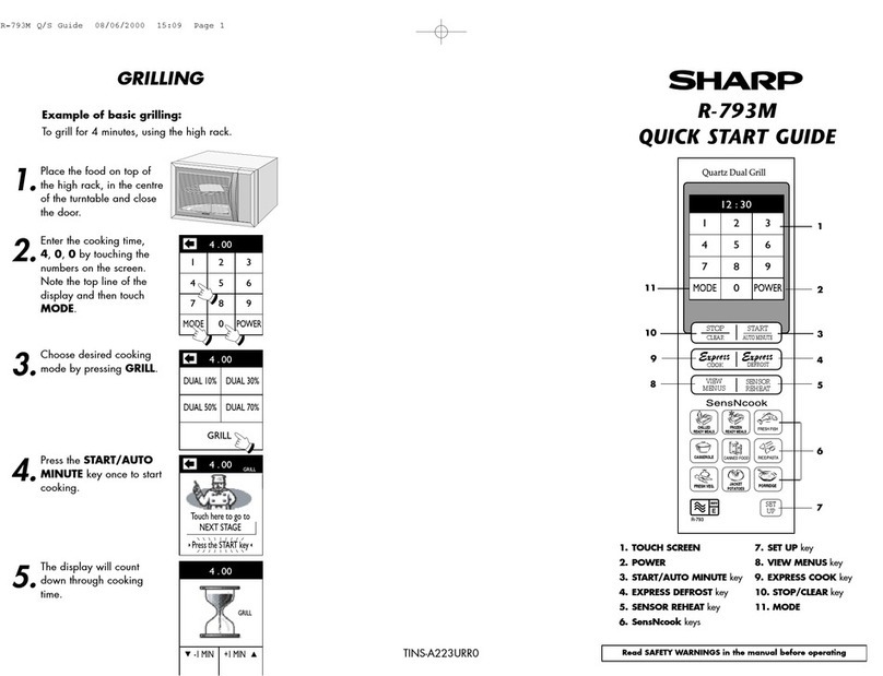 Sharp R-793M User manual