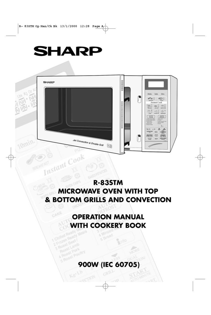 Sharp R-83STM Instruction Manual