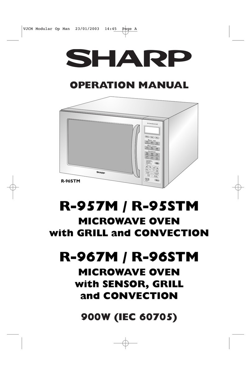 Sharp R-957M User manual