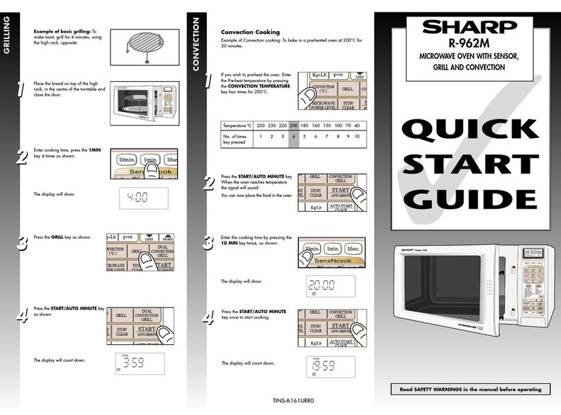 Sharp R-962M User manual