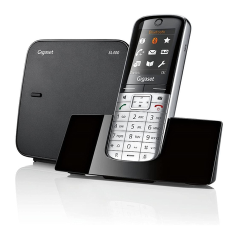 Siemens Gigaset SL400 User manual Siemens Gigaset SL400 User manual