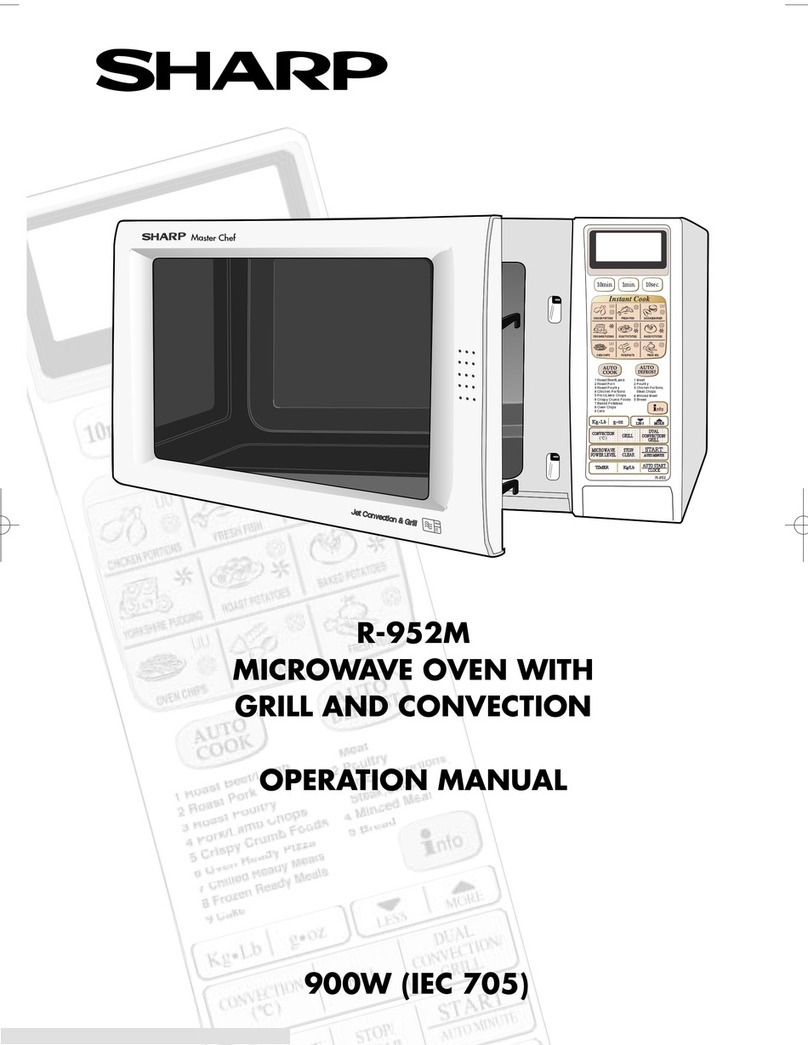 Sharp R-952M User manual