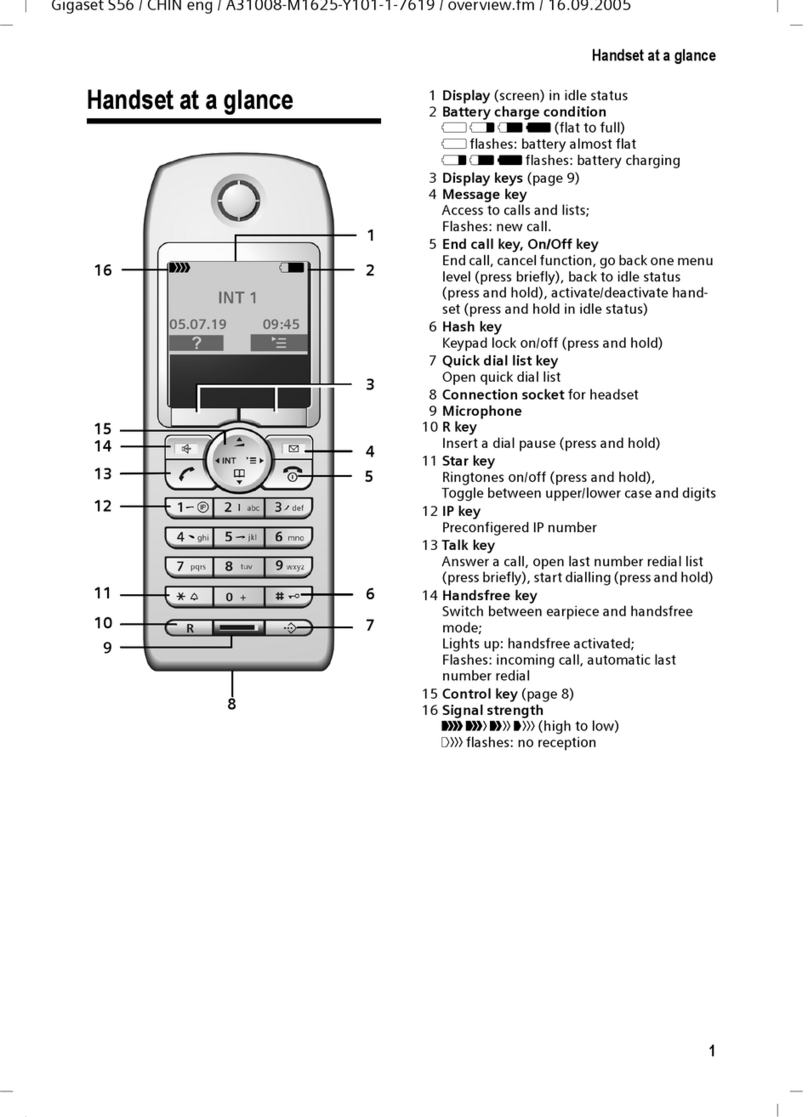 Siemens Gigaset S56 User manual