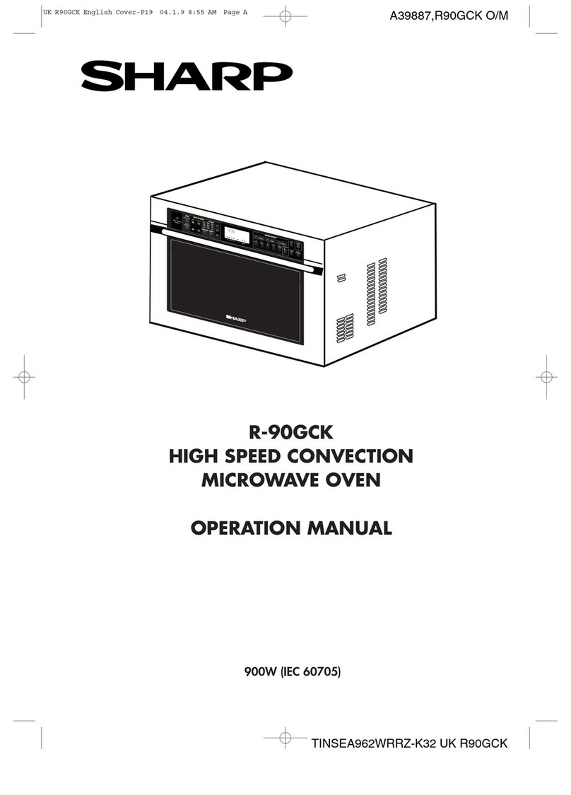 Sharp R-90GCK User manual