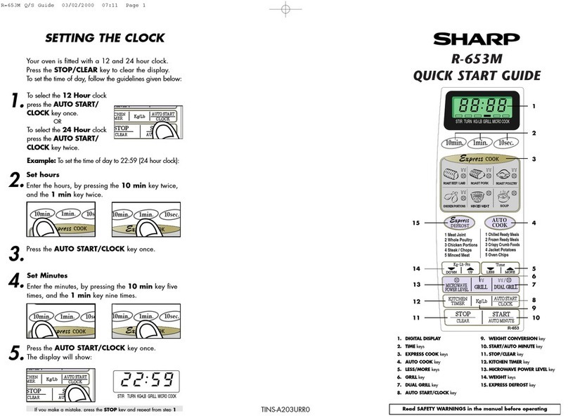 Sharp R-653M User manual Sharp R-653M User manual