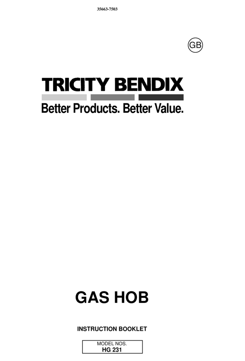 Tricity Bendix HG 231 User manual