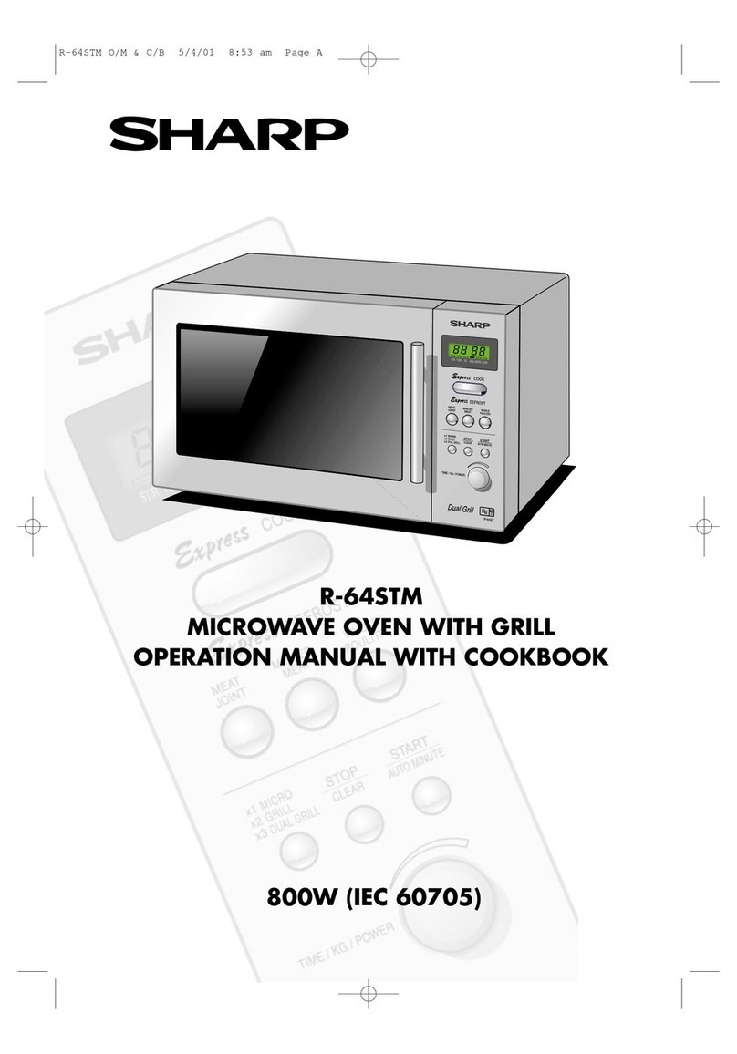 Sharp R-64STM Instruction Manual