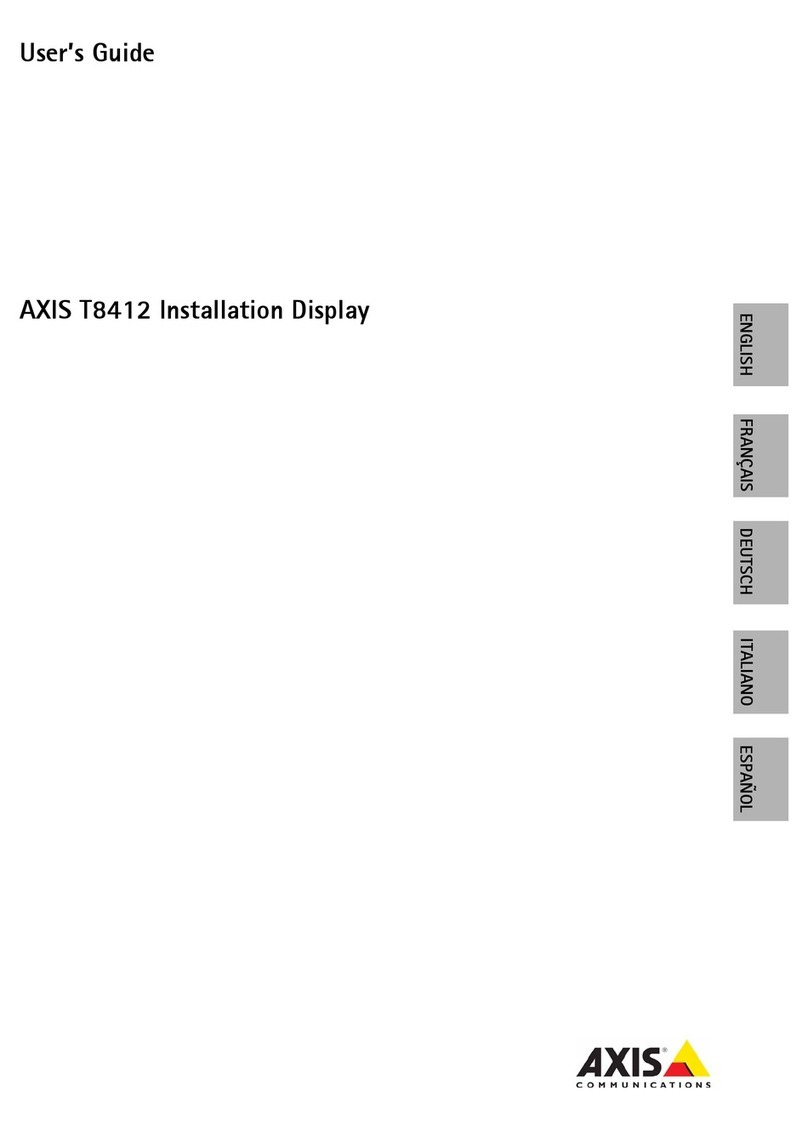 Axis T8412 user manual