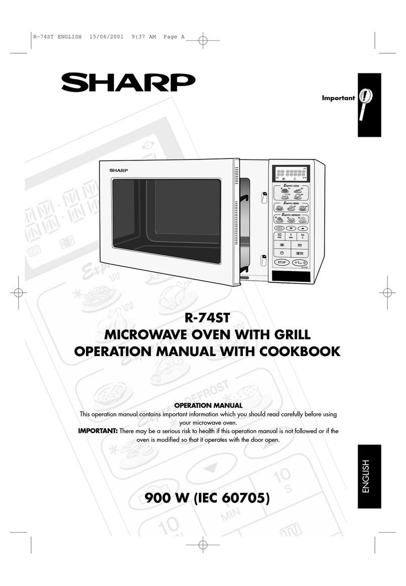 Sharp R-74ST Instruction Manual