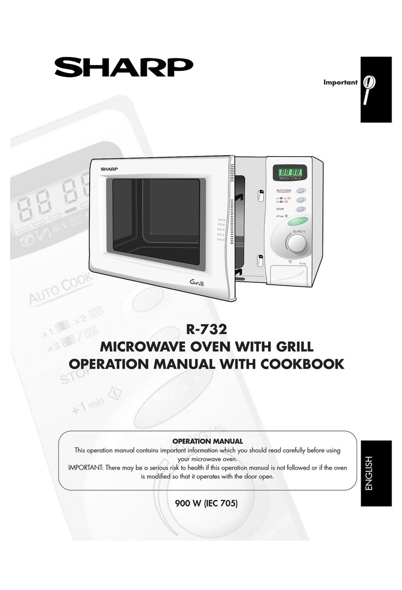 Sharp R-732 Instruction Manual