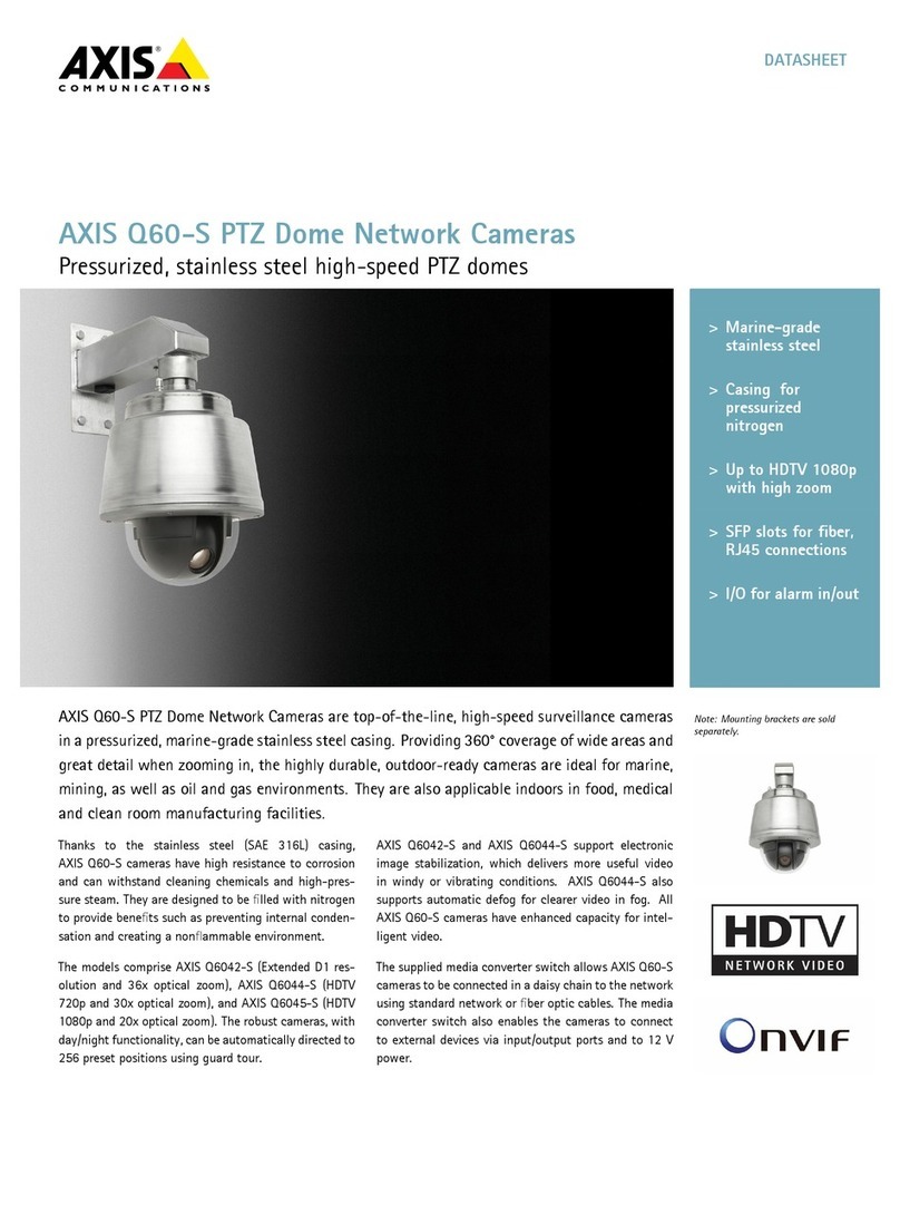 Axis Q60-S datasheet