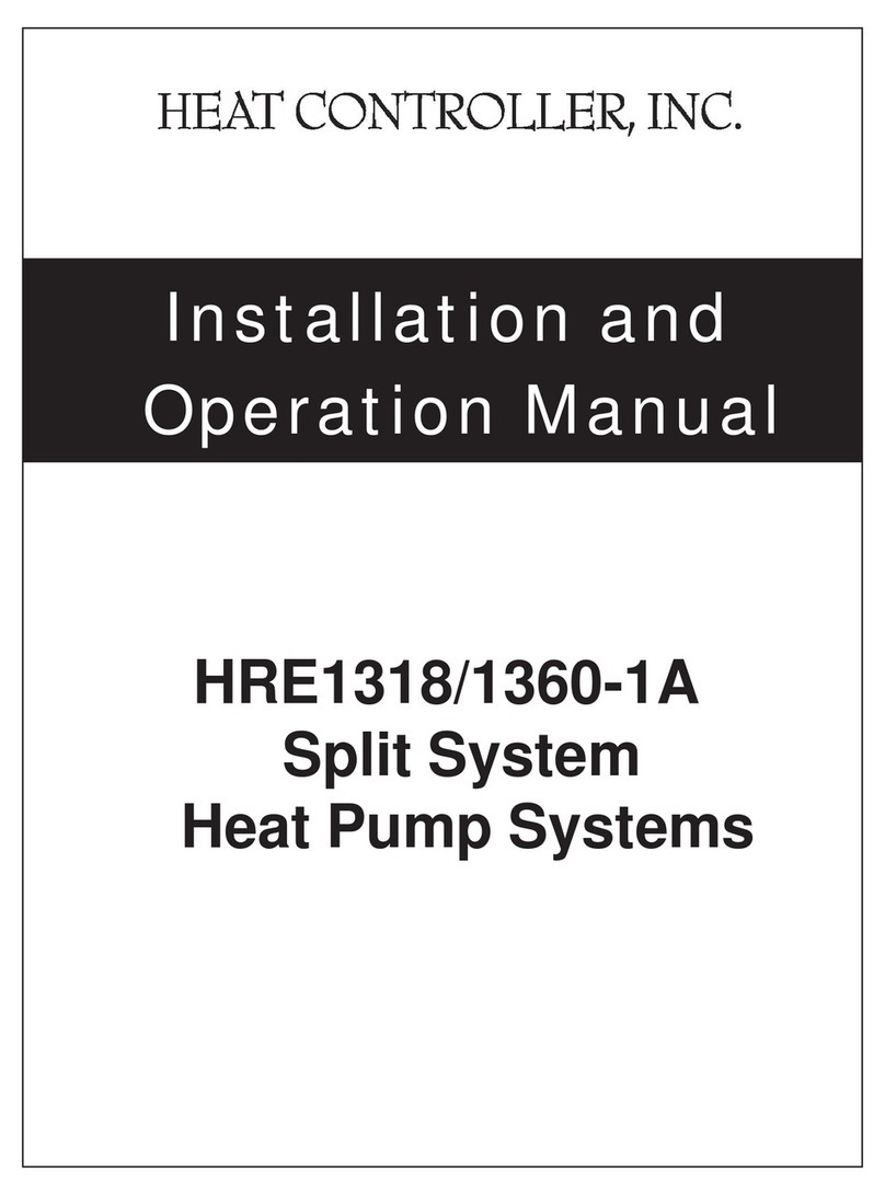 Heat Controller HRE1318/1360-1A User manual