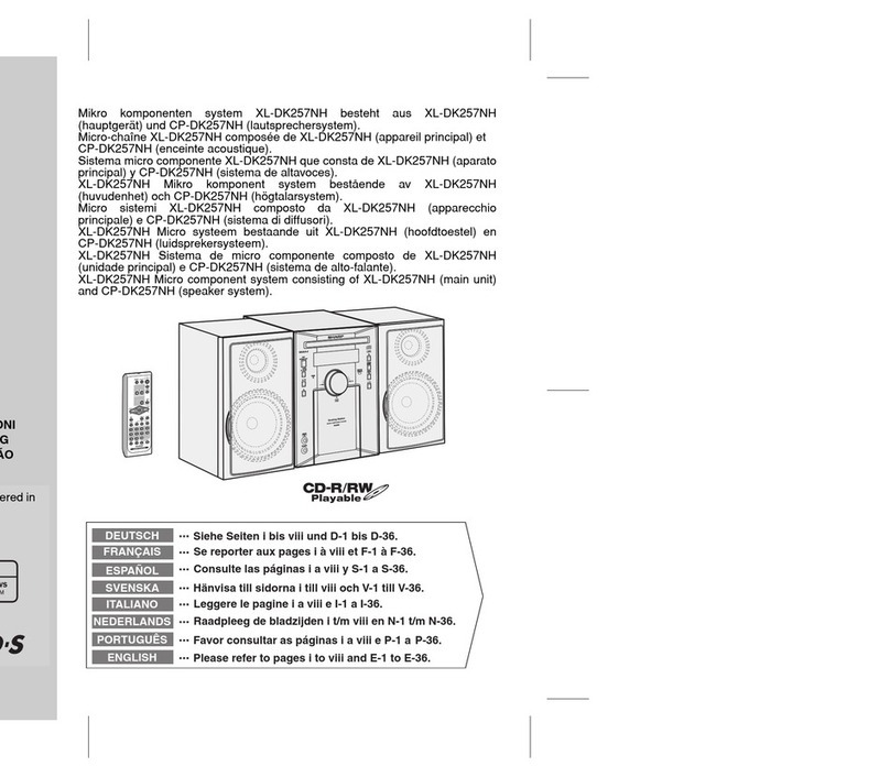 Sharp XL-DK257NH User manual Sharp XL-DK257NH User manual