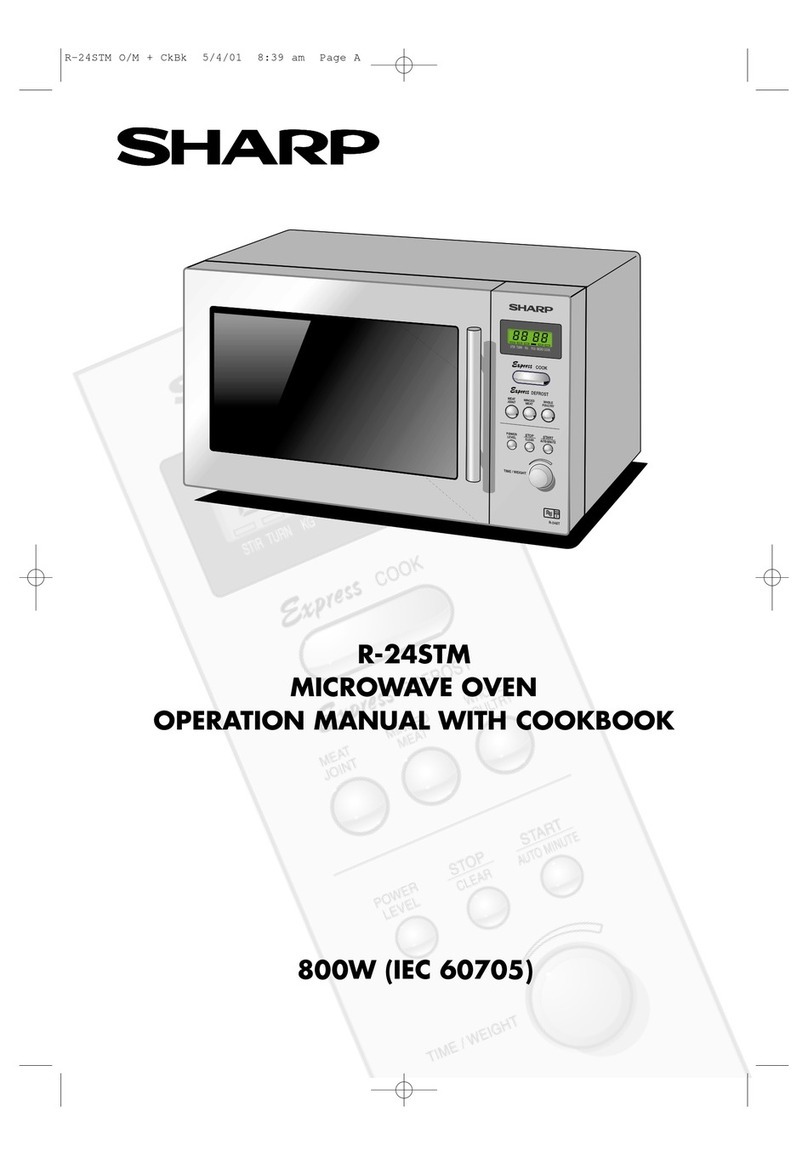 Sharp R-24STM Instruction Manual