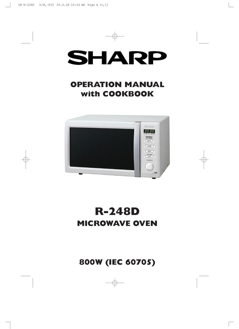 Sharp R-248D Instruction Manual