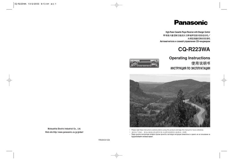 Panasonic CQ-R223WA User manual