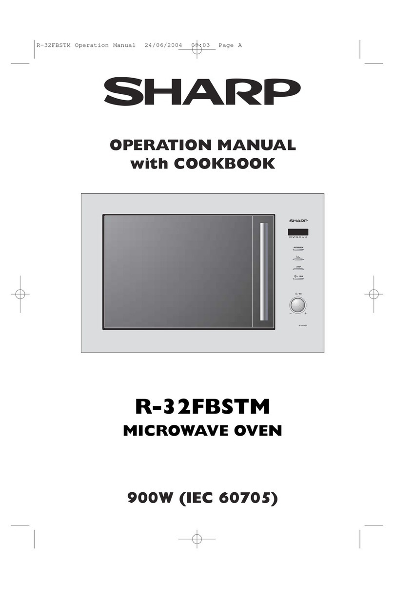 Sharp R-32FBSTM Instruction Manual