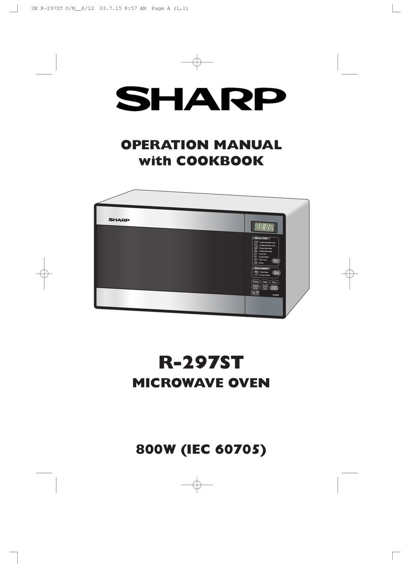 Sharp R-297ST Instruction Manual