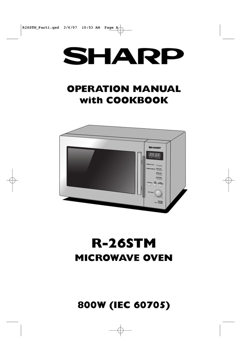 Sharp R-26STM Instruction Manual