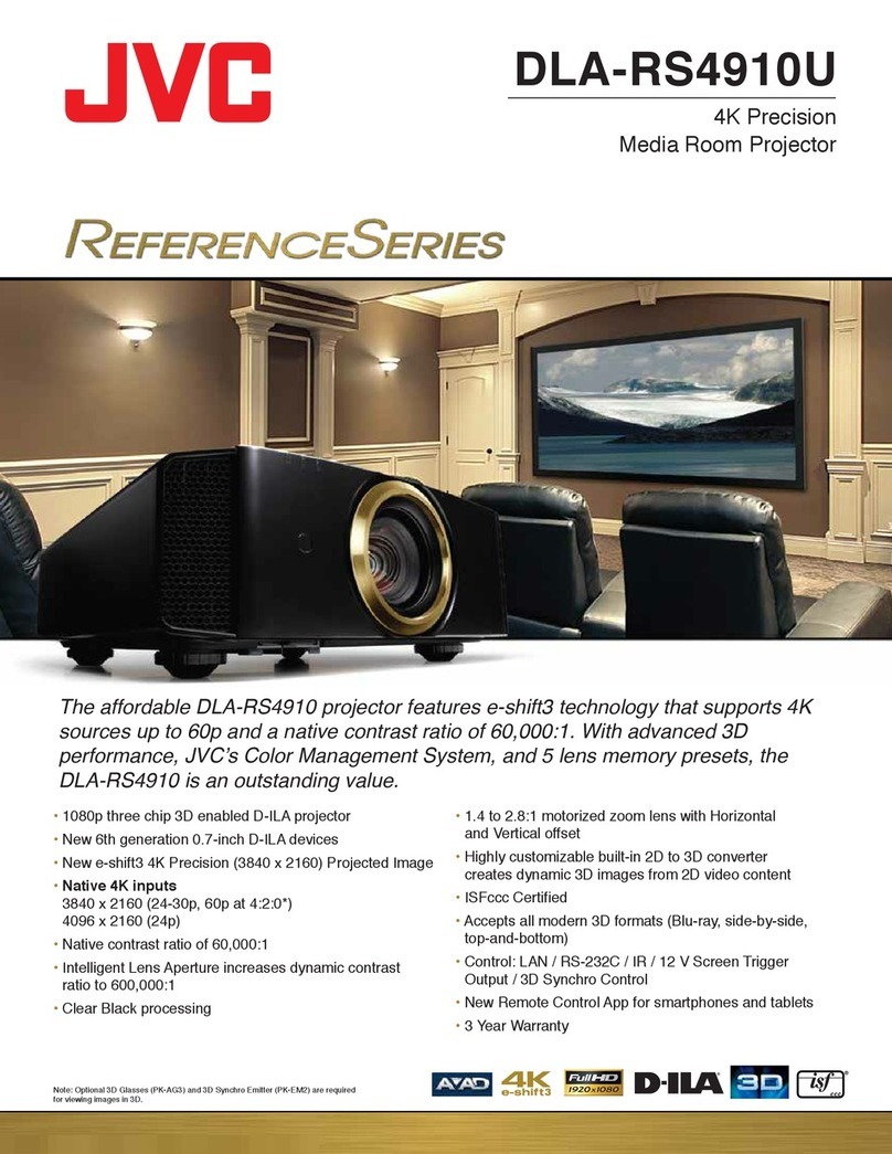 JVC Reference DLA-RS4910U User manual