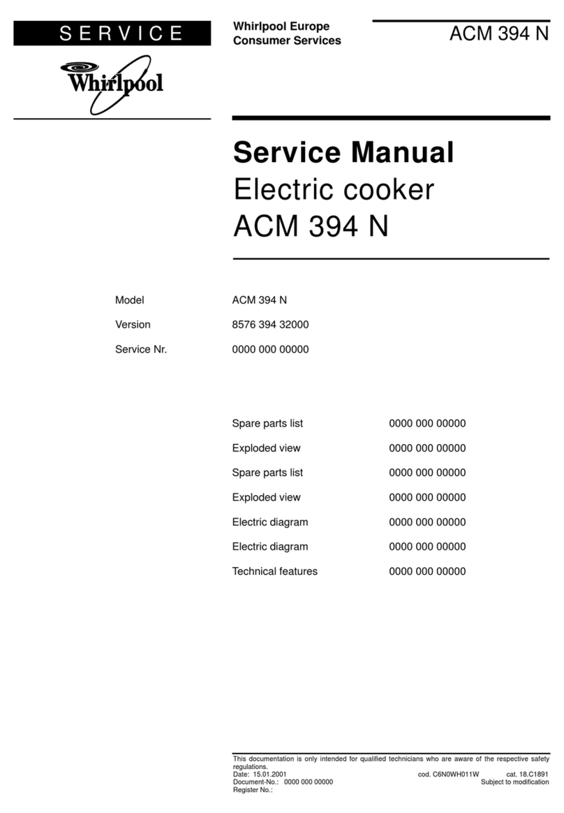 Whirlpool ACM 394 N Service manual