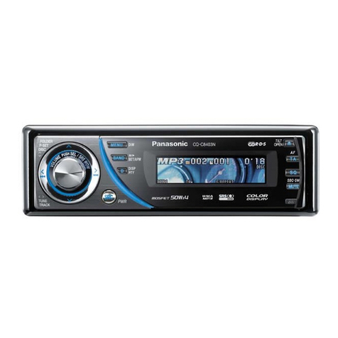 Panasonic CQ-C8403N User manual
