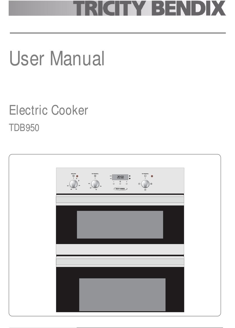 Tricity Bendix TDB950 User manual
