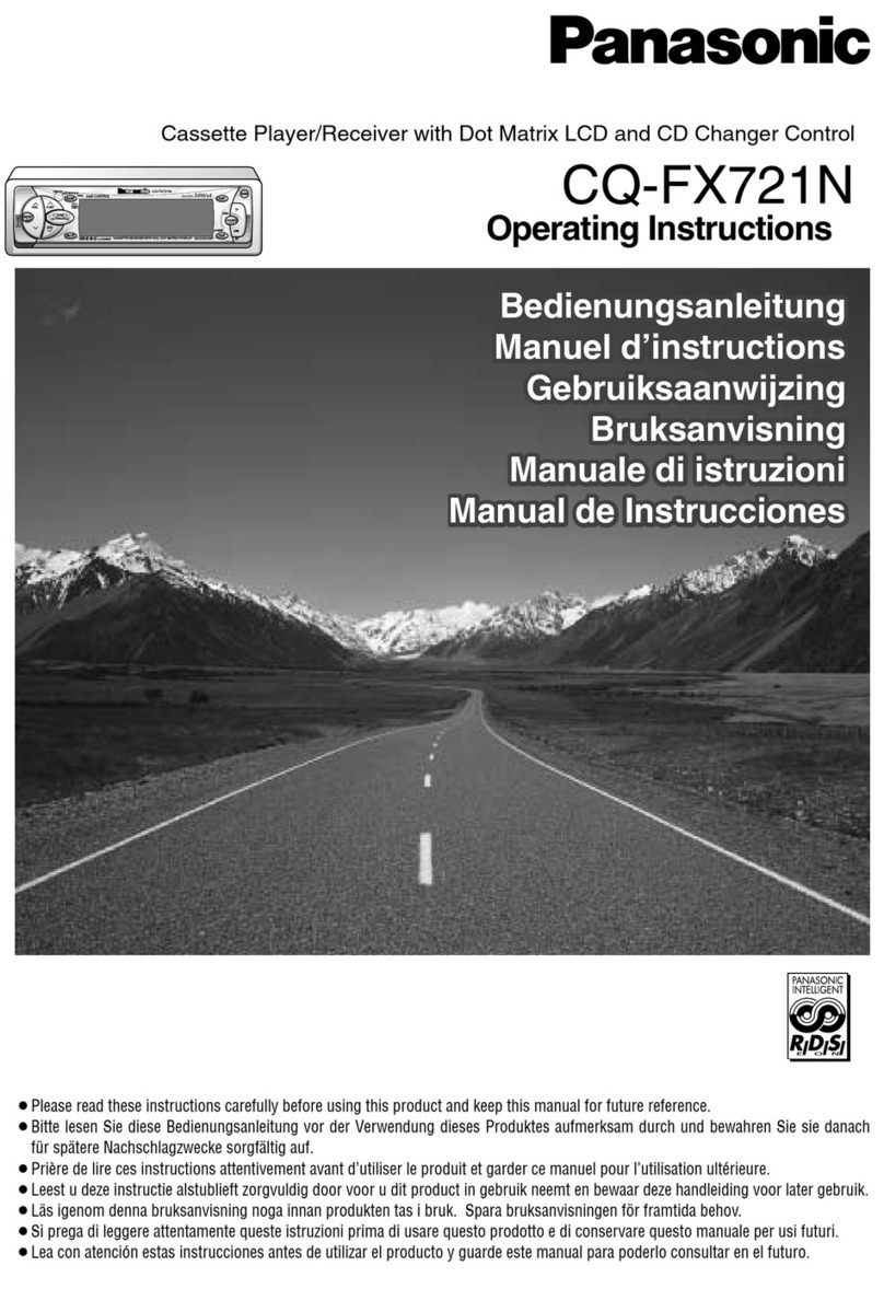 Panasonic CQ-FX721N User manual
