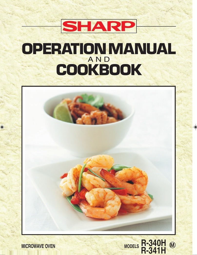 Sharp R-340H User manual