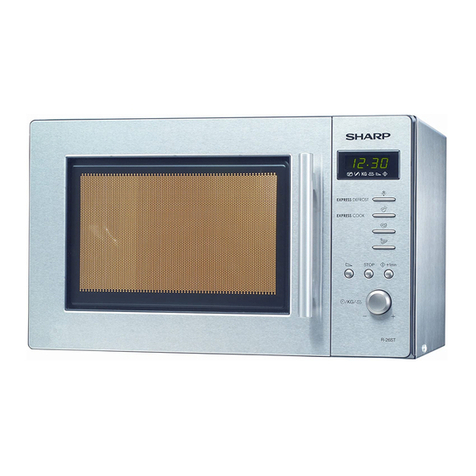 Sharp R-267LST User manual