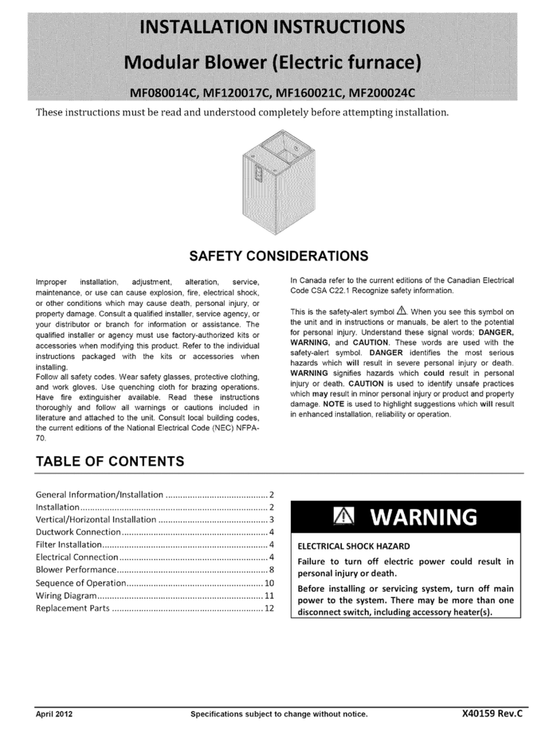 ICP MF080014C installation instructions