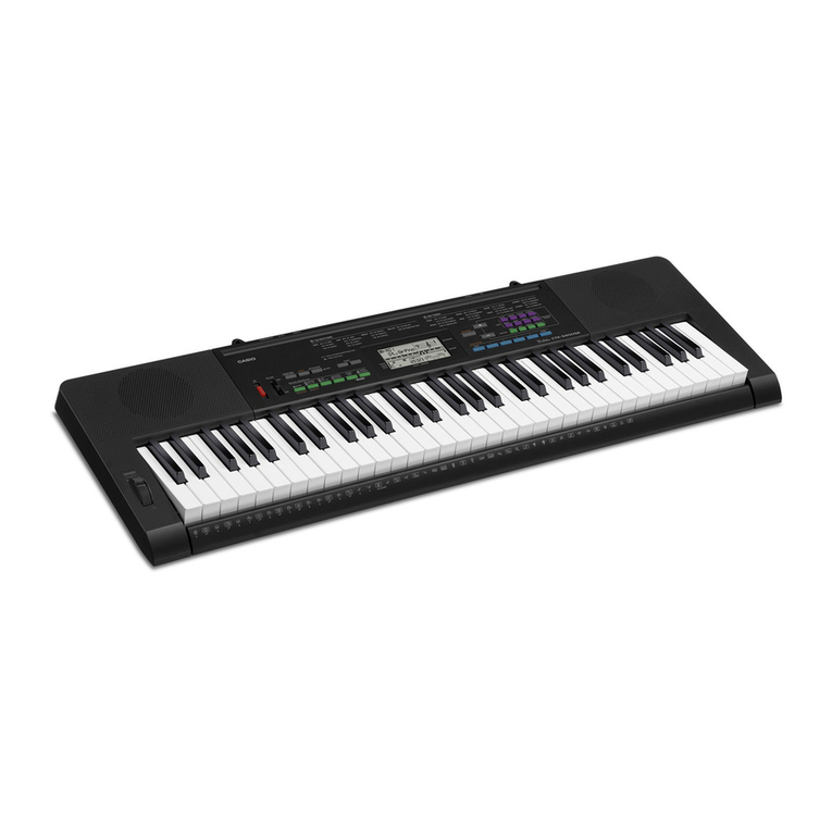 Casio CTK-3400SK User manual