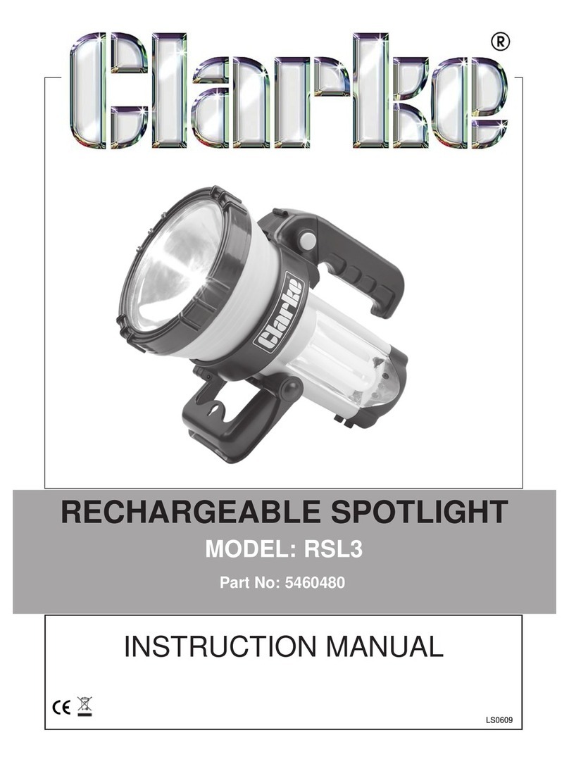 Clarke RSL3 User manual