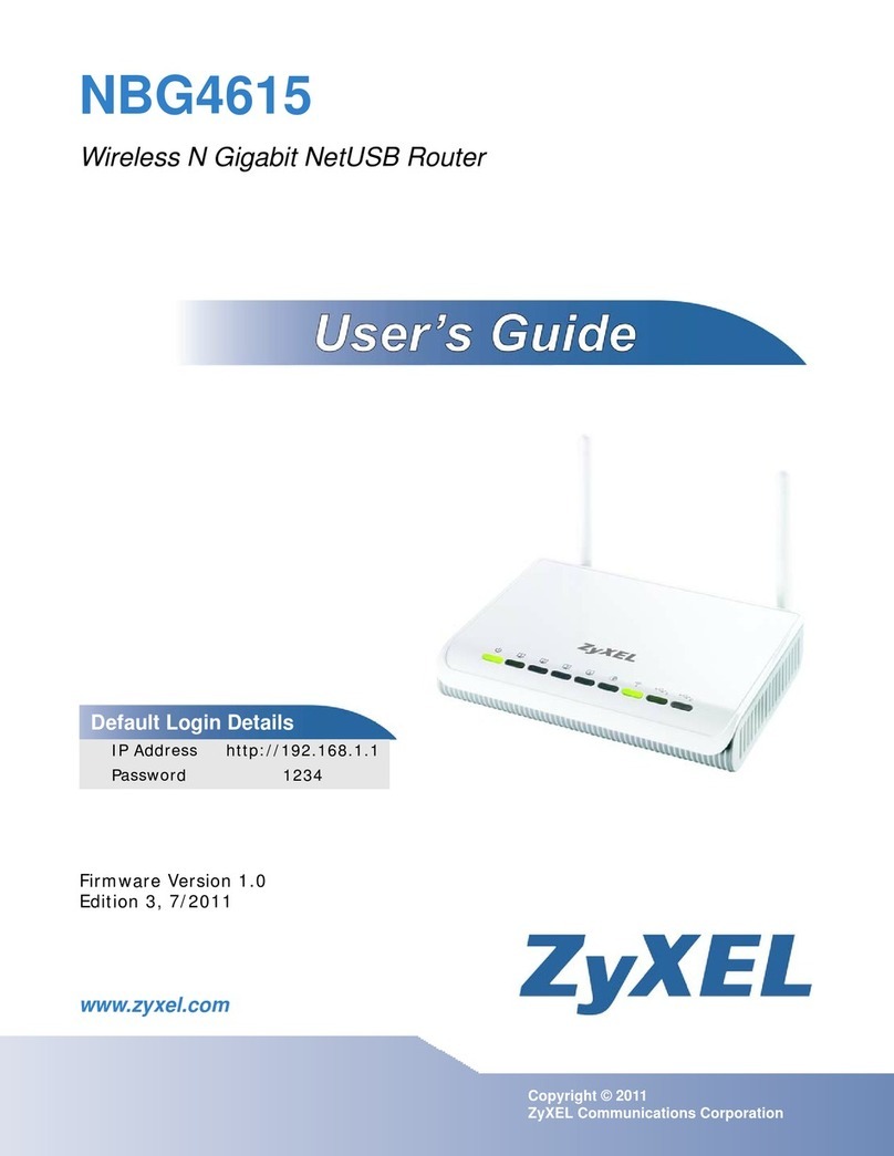ZyXEL Communications NBG-4615 User manual