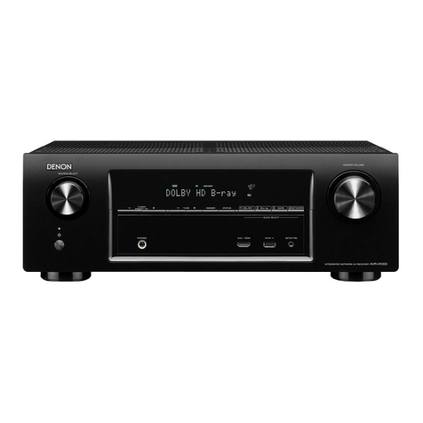 Denon AVR-X1000 User manual