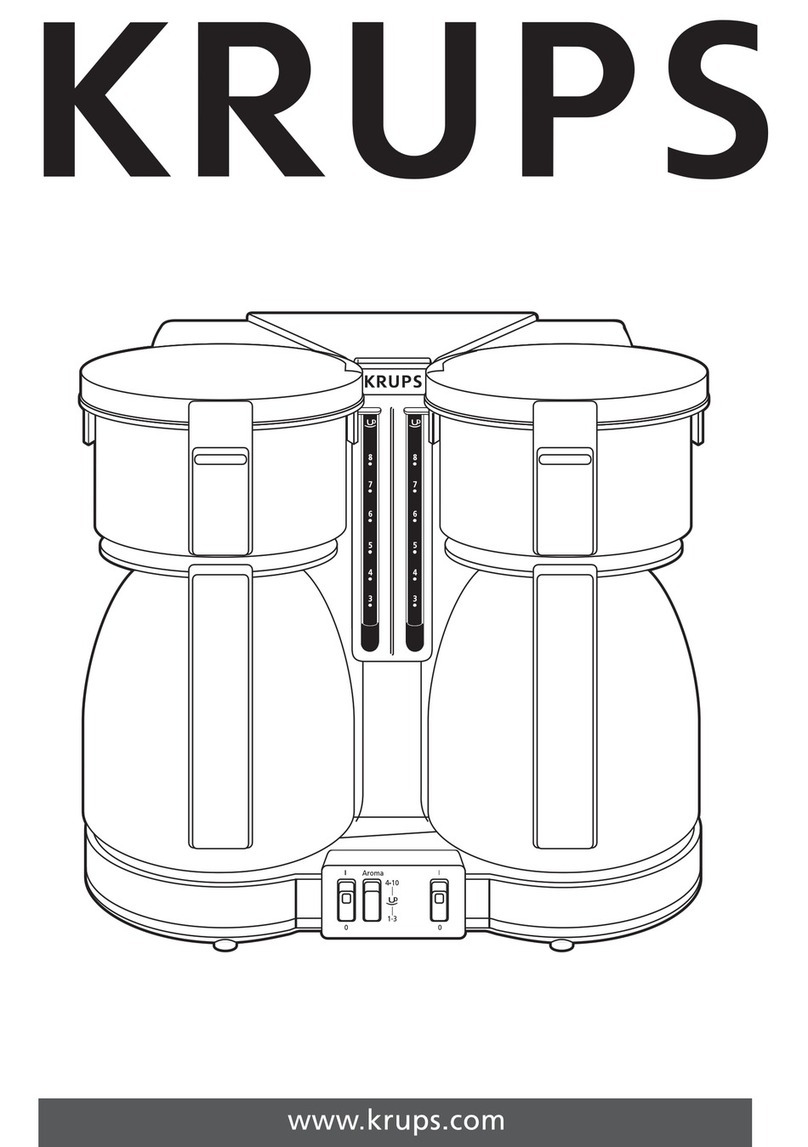 Krups Coffee Machine User manual