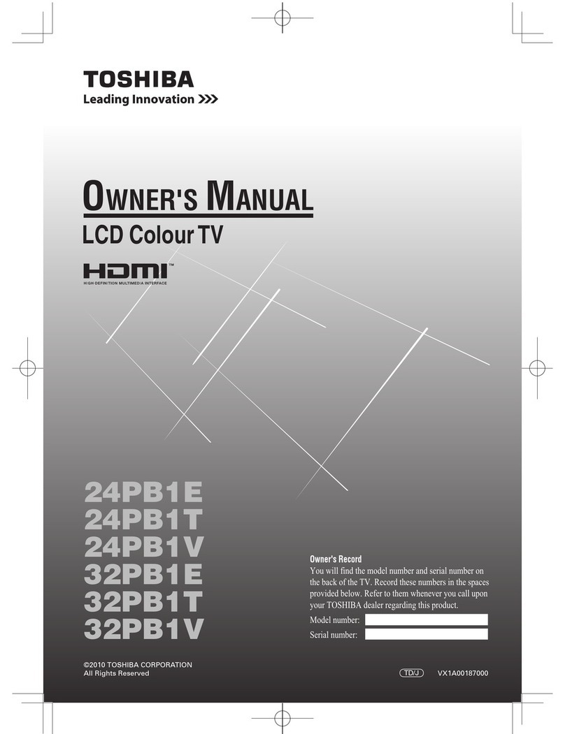 Toshiba 24PB1E User manual